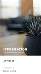 Mobile Screenshot of itformation.com